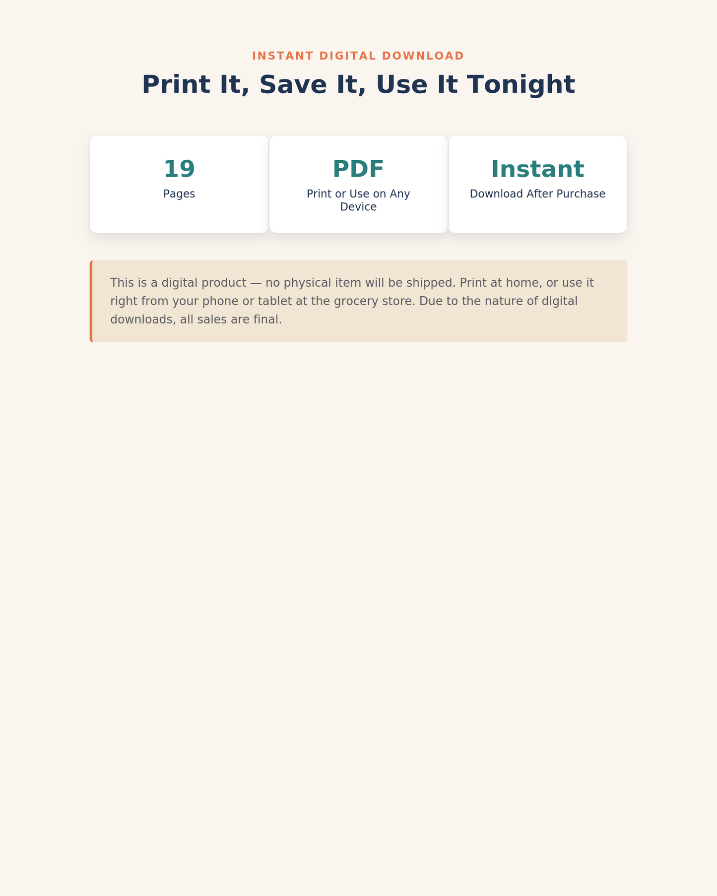 The Practice Night Survival Kit — Meal Planner, Freezer Meal Rotation & Recipes for Sports Families (Gluten-Free Adaptations Included) — Digital PDF Download