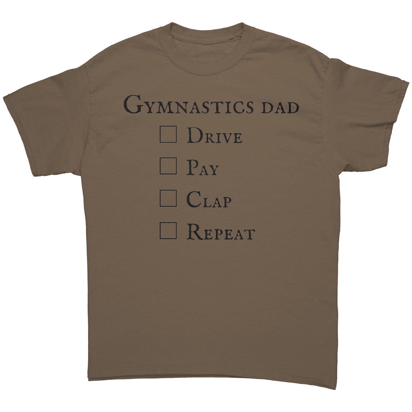 Savana Brown  Gymnastics Dad T-shirt - Drive Pay Clap Repeat - Men's Hooded Sweatshirt 