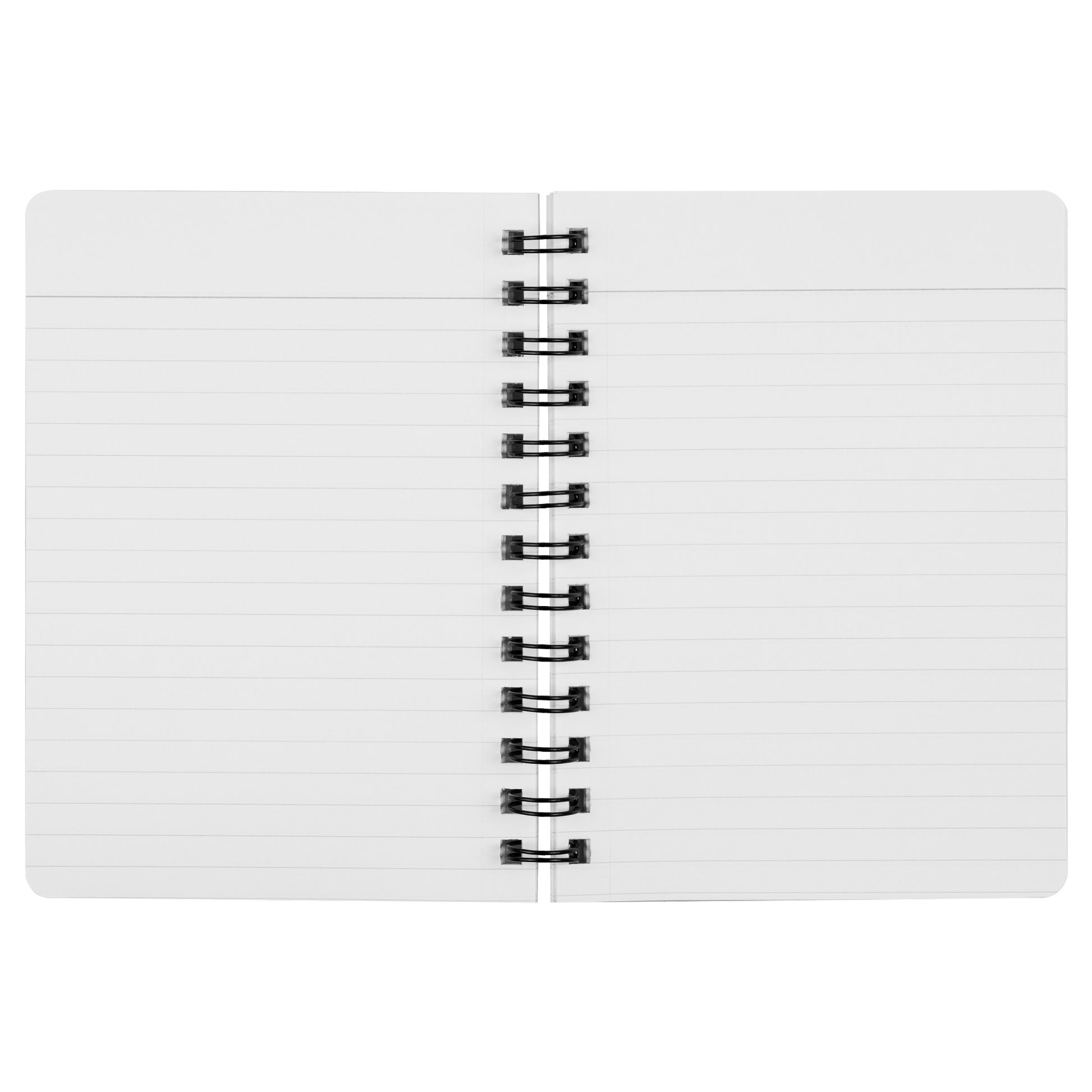 The front cover of this Gymnastics Spiralbound journal is adorned with words to remind you of your love for gymnastics. The printed cover showcases the skills and dedication that drive your passion.