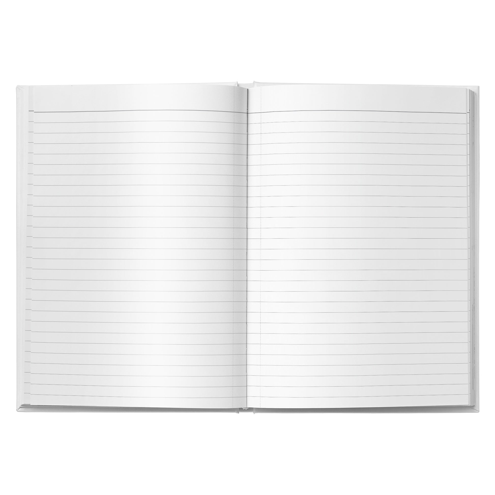 The inside of the Gymnastics is Life Hardcover Journal has 75 pages of lined paper