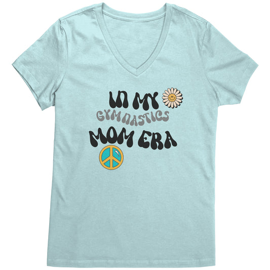 Sea glass Colored In my gymnastics mom era t-shirt, gymnastics mama t-shirt Retro Font 