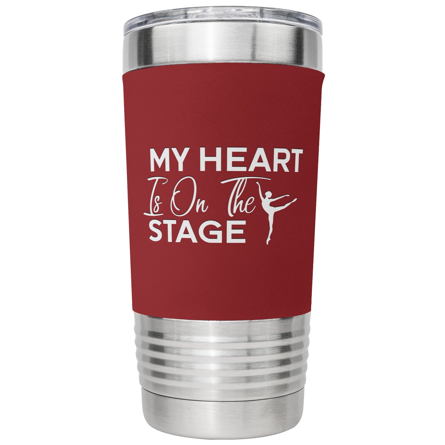 My Heart is on The Stage 20 oz Tumbler for Dance Moms