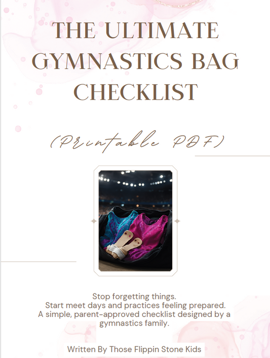 Gymnastics Bag Checklist (Printable PDF)